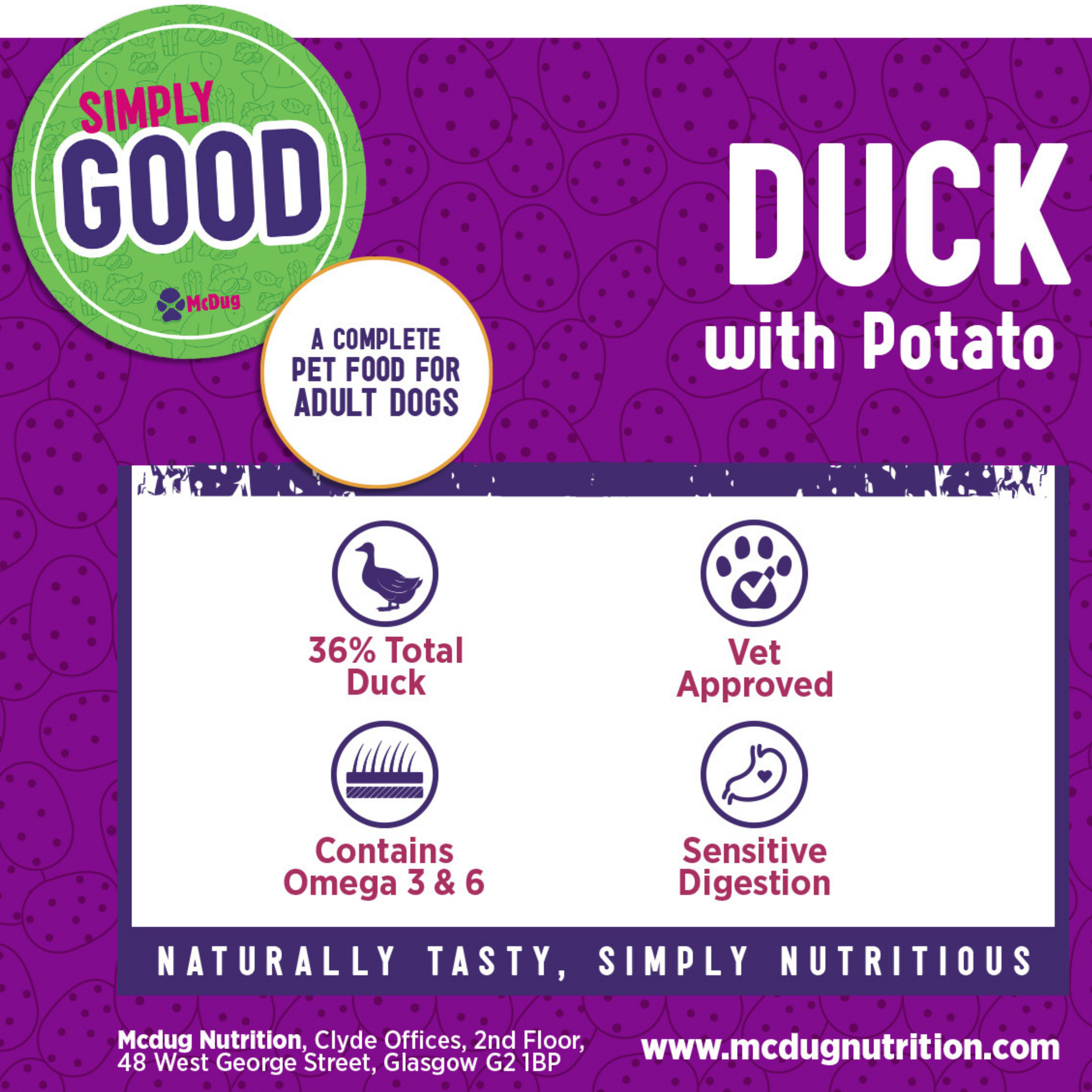 Simply Good  Duck and Potato (Adult Dog)