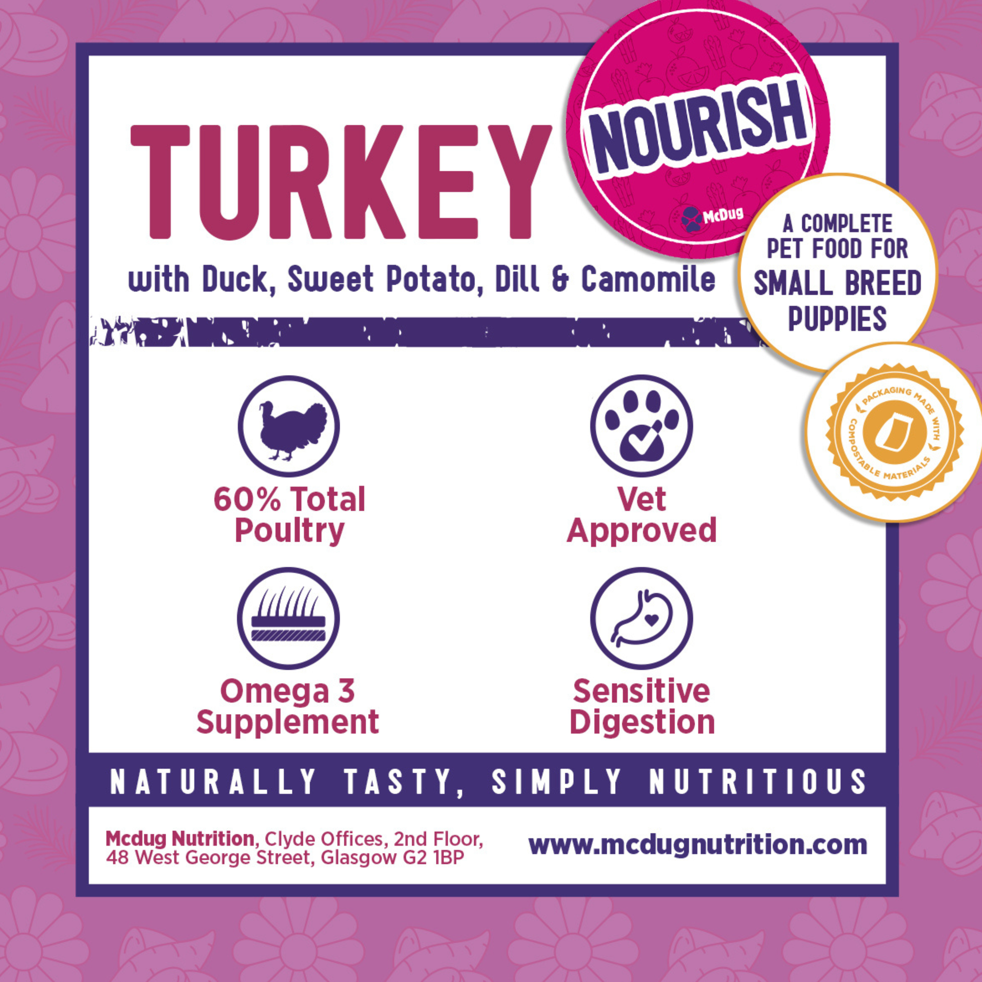 Simply nourish duck and potato hot sale dog food