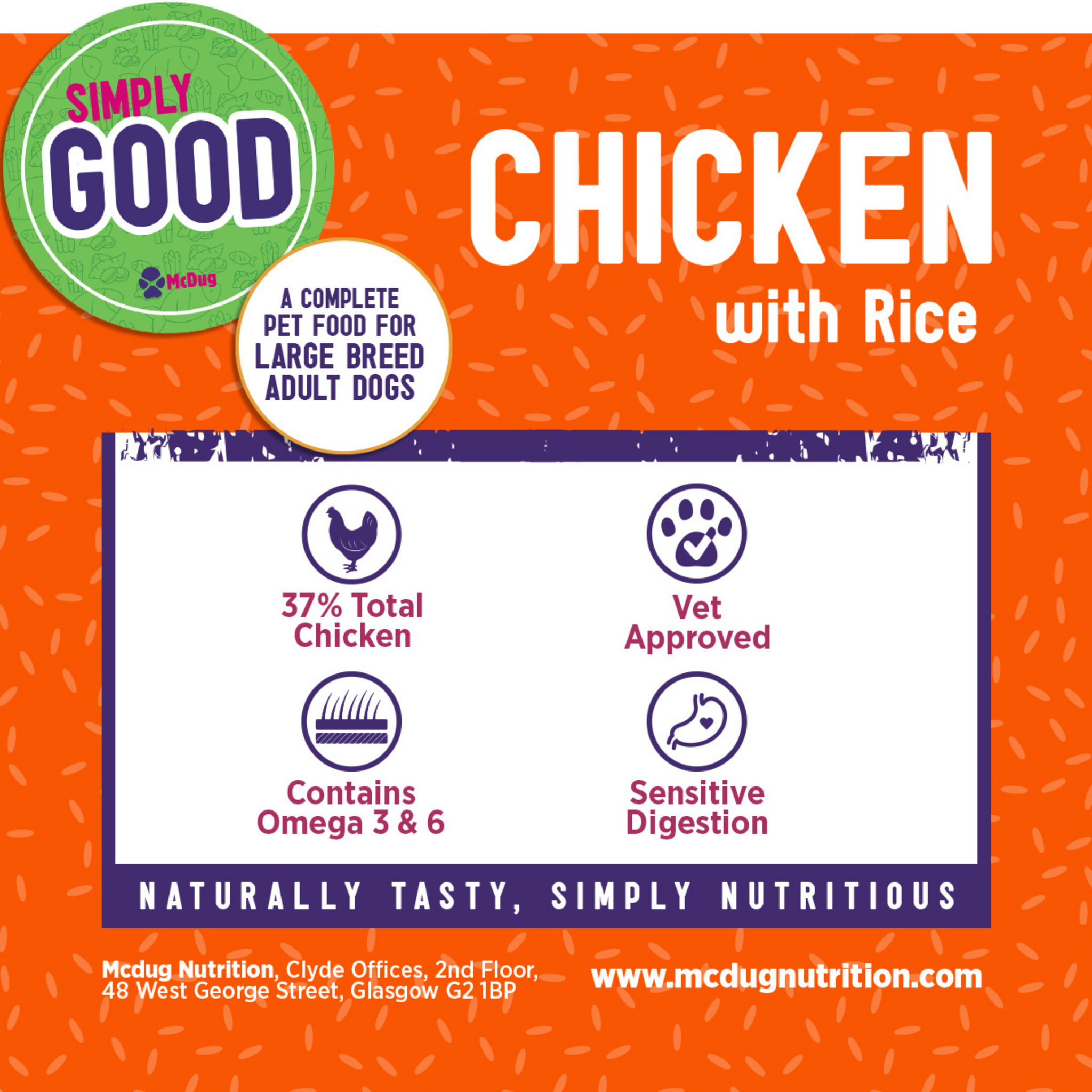 Simply Good Chicken and Rice (Large Breed)