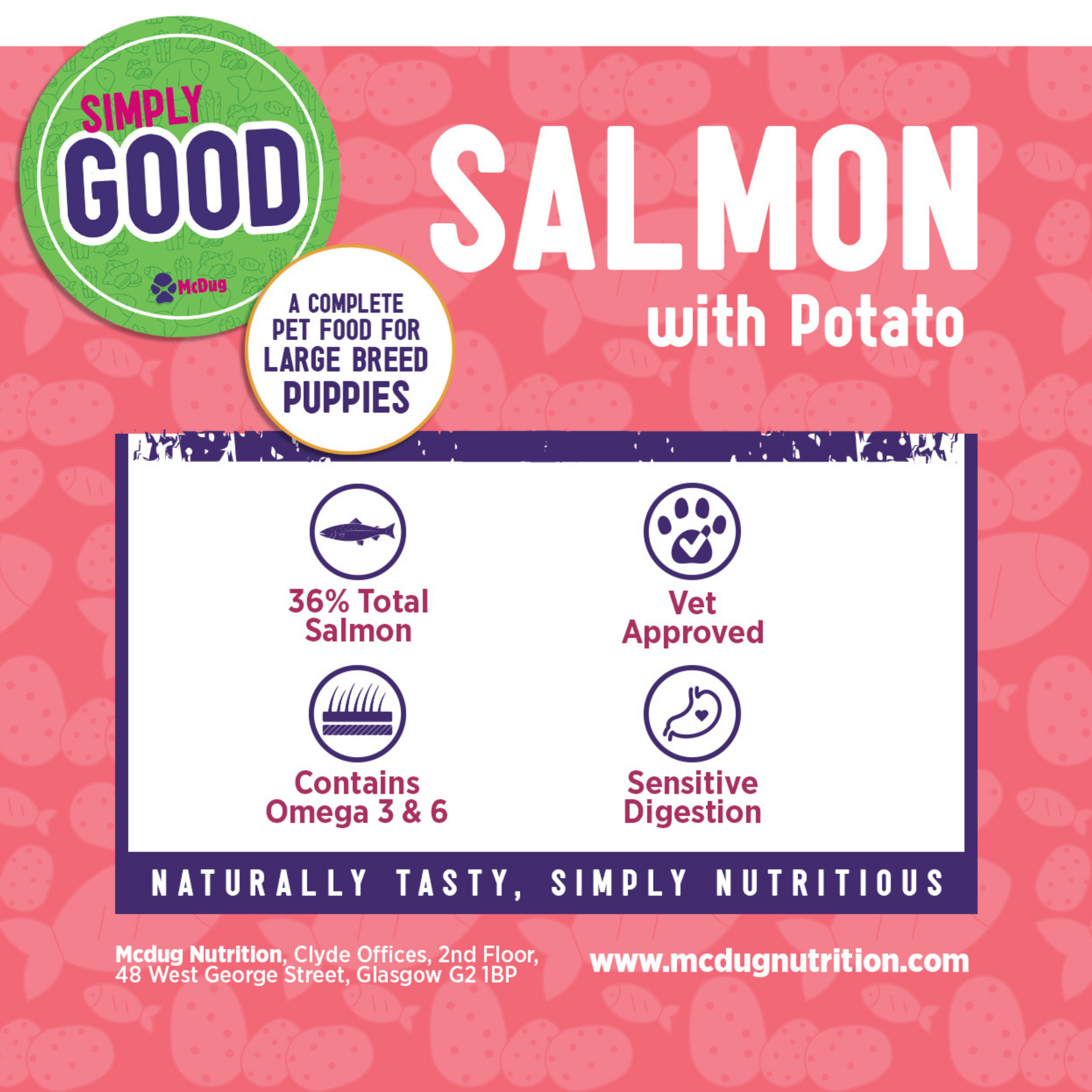 Simply Good Salmon and Potato (Puppy - Large Breed)